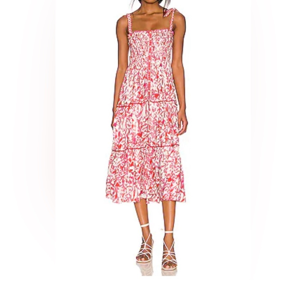 Poupette St. Barth-Triny Floral Midi Dress